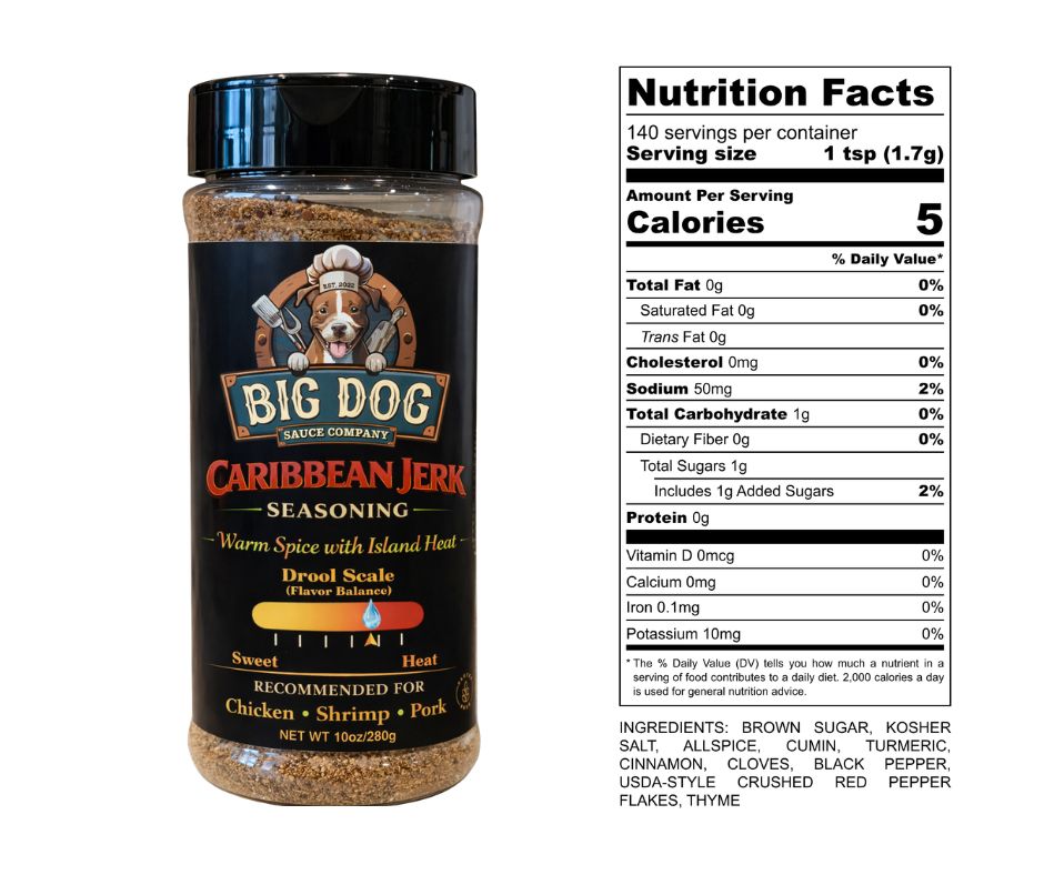 Caribbean Jerk Seasoning Rub | Big Dog Sauce Co.