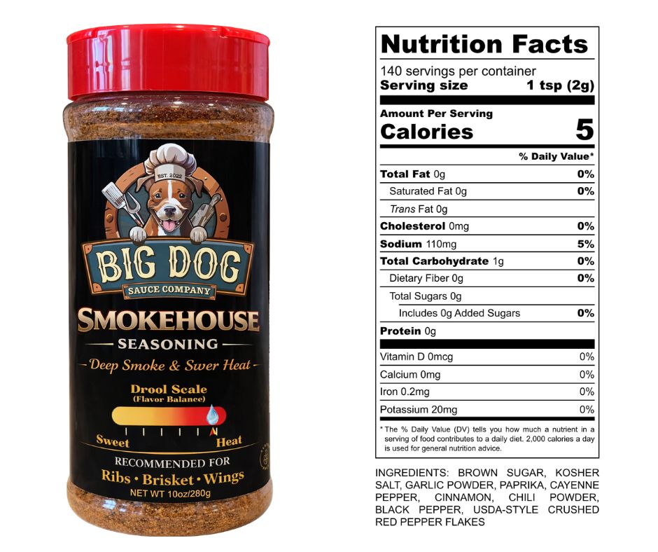 Smokehouse BBQ Seasoning Rub | Big Dog Sauce Co.