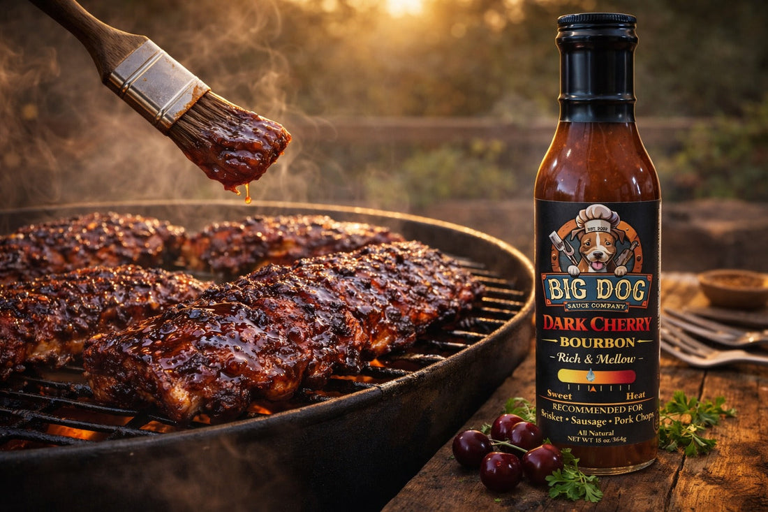 Dark Cherry Bourbon BBQ Ribs | Sweet & Smoky Backyard Grill Recipe