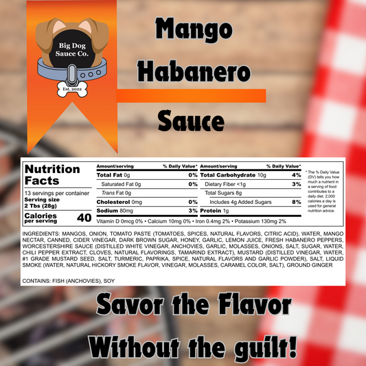 Mango Habanero BBQ Sauce – Sweet Heat with a Bold Bite