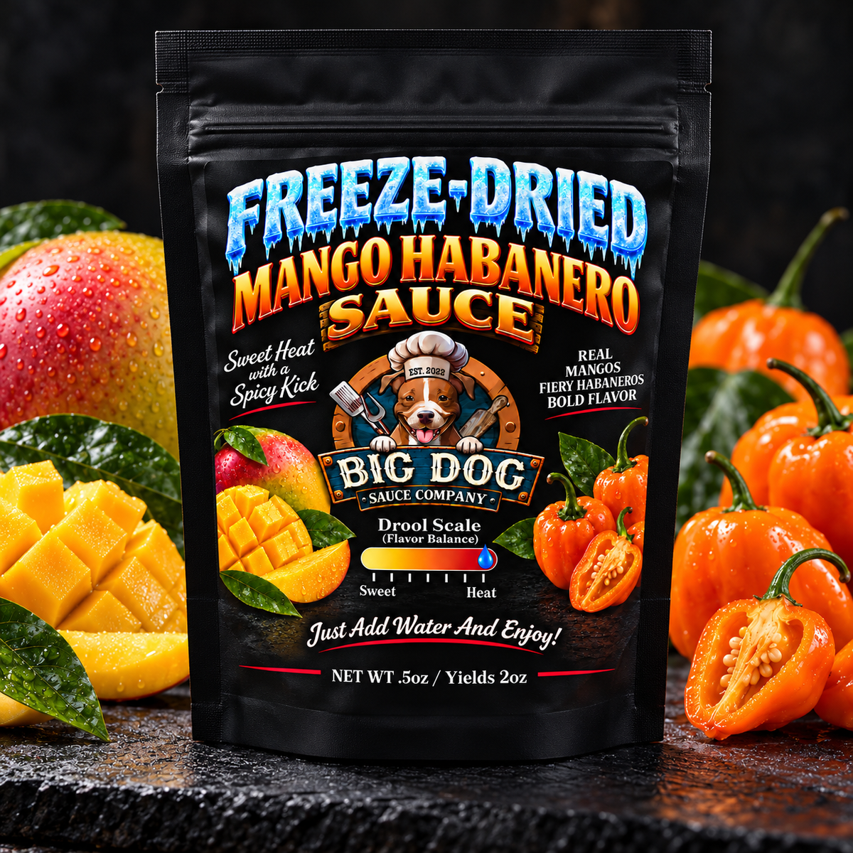 Mango Habanero Freeze-Dried BBQ Sauce – Sauce-on-the-Go