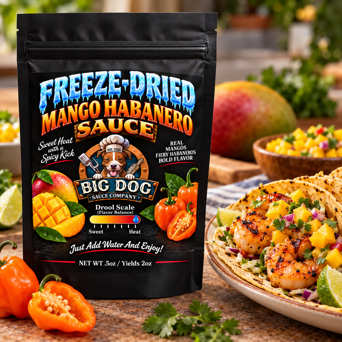 Mango Habanero Freeze-Dried BBQ Sauce – Sauce-on-the-Go