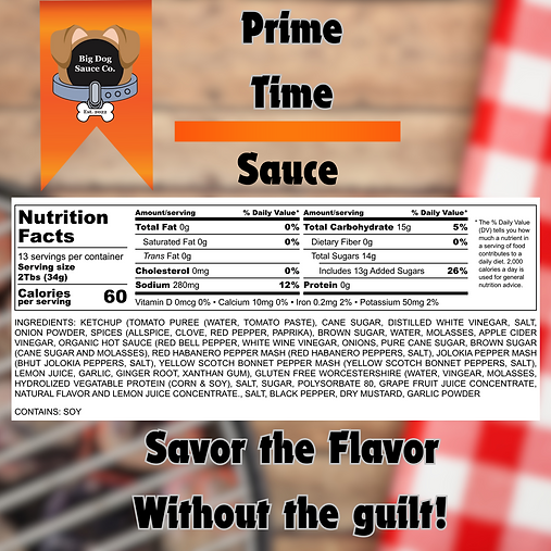 Prime Time All-Natural Steak Sauce – Bold Flavor, No Junk
