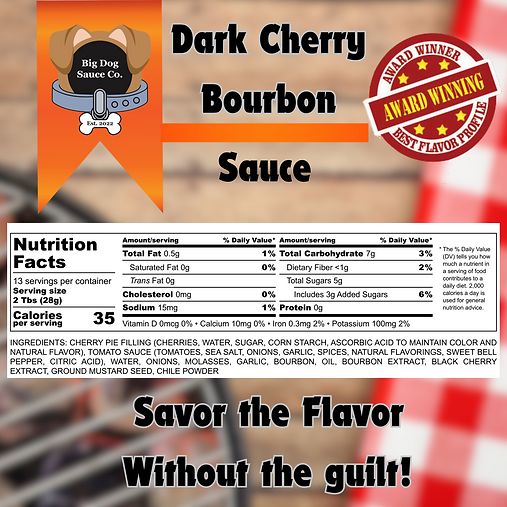 Award-Winning Dark Cherry Bourbon BBQ Sauce – Sweet, Smoky & Smooth