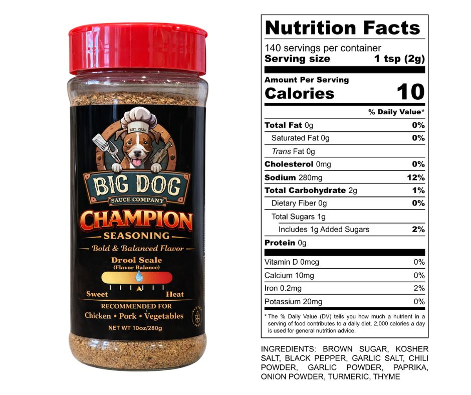 Champion BBQ Seasoning Rub | Big Dog Sauce Co.