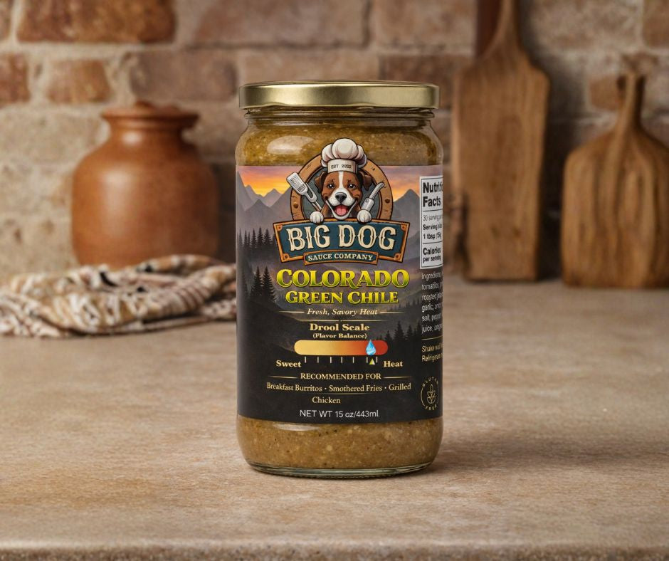 Colorado Green Chile Sauce – Savory Southwest Flavor | Big Dog Sauce Co.