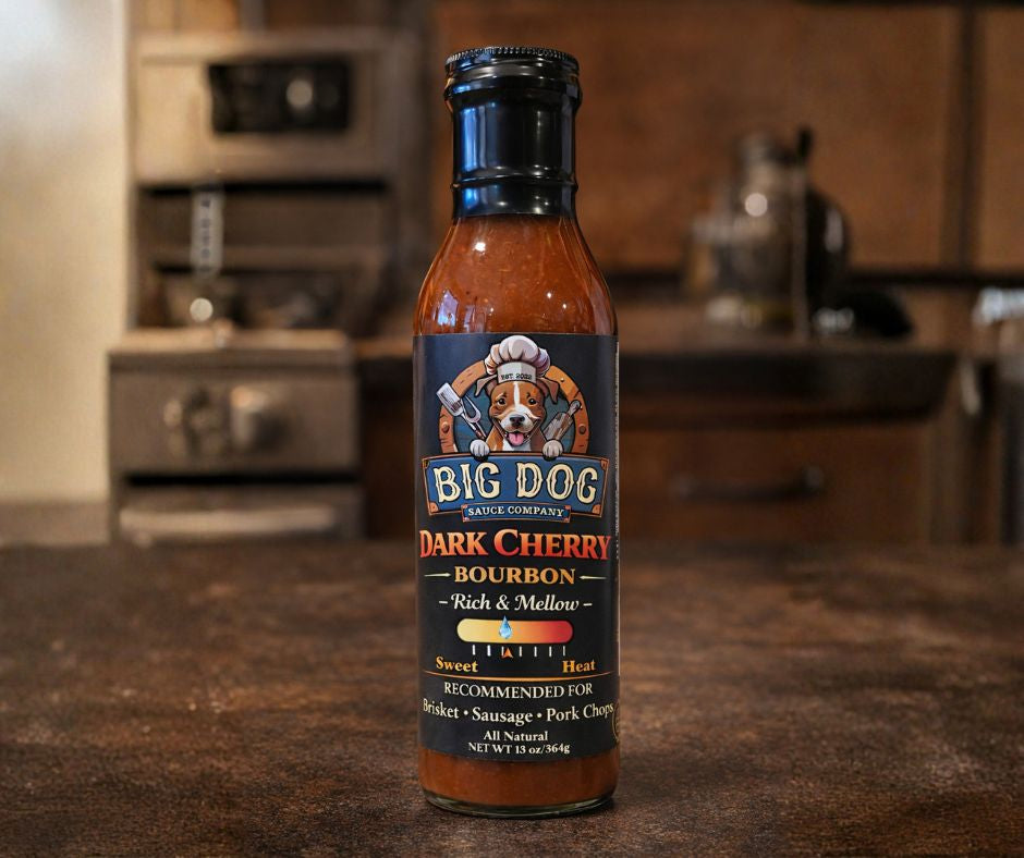 Dark Cherry Bourbon BBQ Sauce | Big Dog Sauce Co.