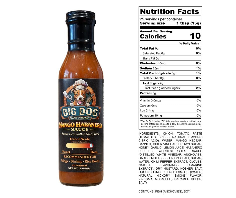 Mango Habanero BBQ Sauce | Big Dog Sauce Co.