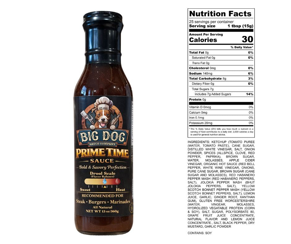 Prime Time BBQ Sauce | Big Dog Sauce Co.