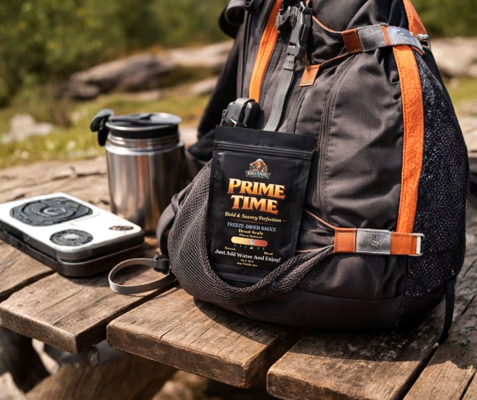 Prime Time Freeze-Dried BBQ Sauce – 3 Pack (2 oz Each) | Big Dog Sauce Co.