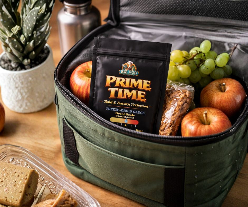 Prime Time Freeze-Dried BBQ Sauce – 3 Pack (2 oz Each) | Big Dog Sauce Co.